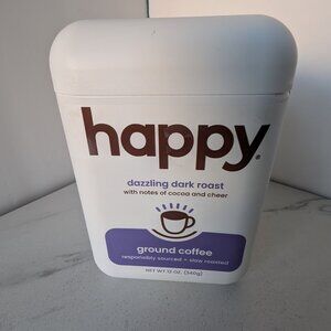 Happy Dazzling Dark Roast Ground Coffee, 12 oz